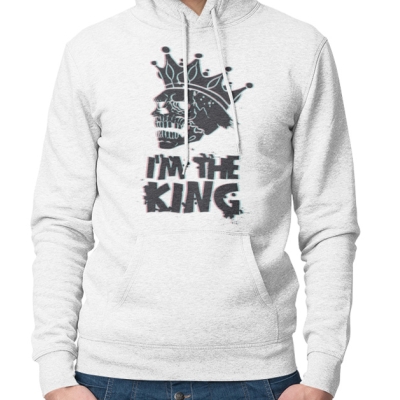 BLUZA Z KAPTUREM IM THE KING